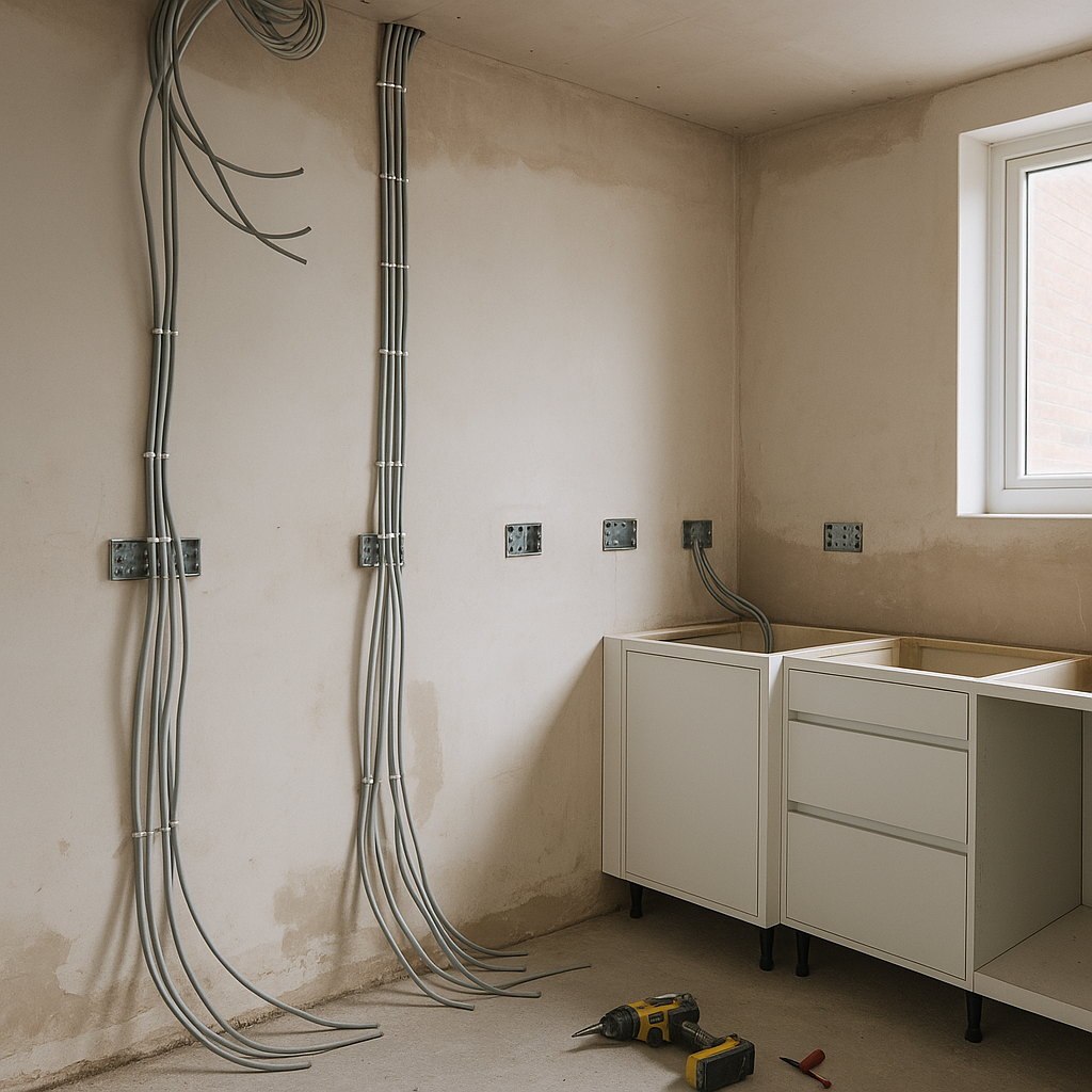 Full house rewiring installation