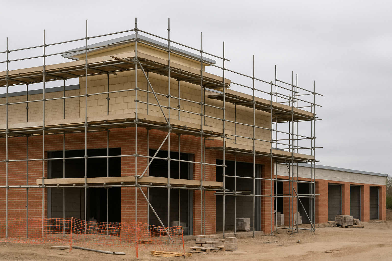 Retail space construction in Liverpool