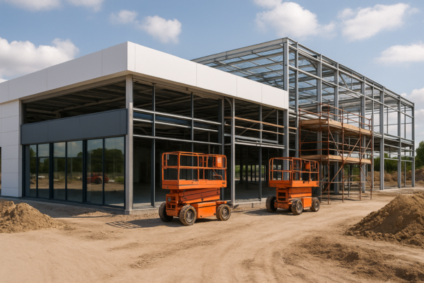 Car showroom construction