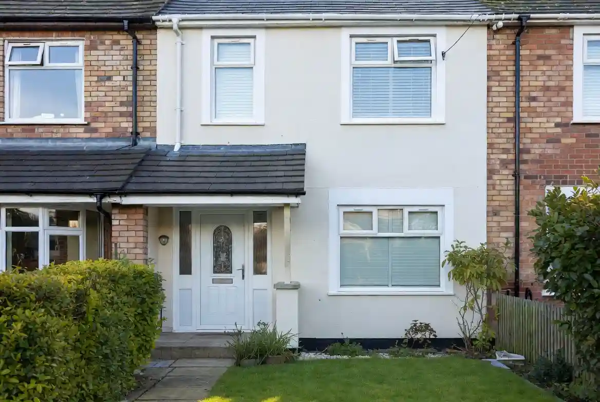 Modernised 1930s suburban semi-detached home with refreshed kitchen and reception rooms in Sale, Manchester