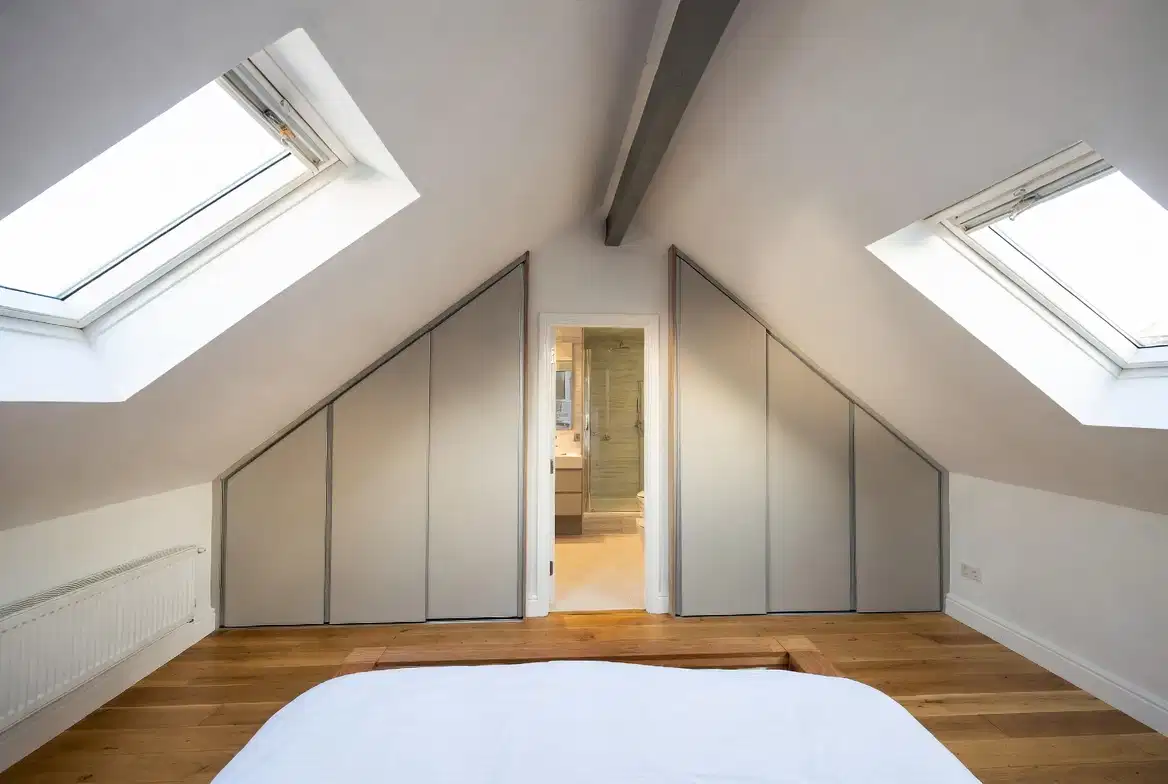 Hip-to-gable loft conversion with rear dormer on a 1930s semi in Solihull, Birmingham
